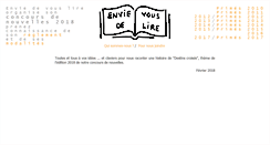 Desktop Screenshot of enviedevouslire.fr